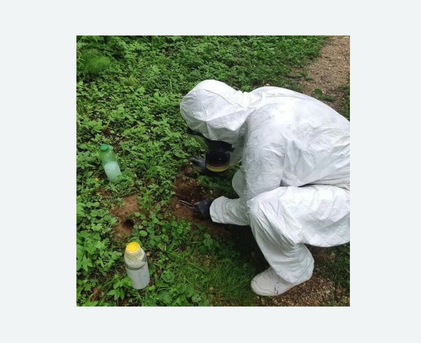 уничтожение кротов на участке в Марфино города Москвы